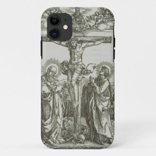 Middeleeuwse kruisiging van Jezus Christus iPhone 11 Hoesje