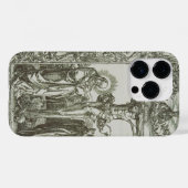 Middeleeuwse kruisiging van Jezus Christus Case-Mate iPhone Case (Achterkant (horizontaal))