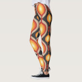 Middeleeuwse kunst: abstracte geometrische achterg leggings (Links)