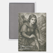 Middeleeuwse legende van Orval - Mathilde de Canos Magneet (Voorkant / Achterkant)