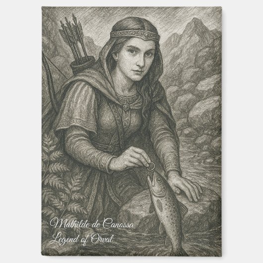 Middeleeuwse legende van Orval - Mathilde de Canos Magneet (Voorkant)