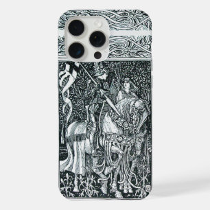 MIDDELEEUWSE LEGENDES Dame en Ridder te Paard Bloe iPhone 15 Pro Max Hoesje