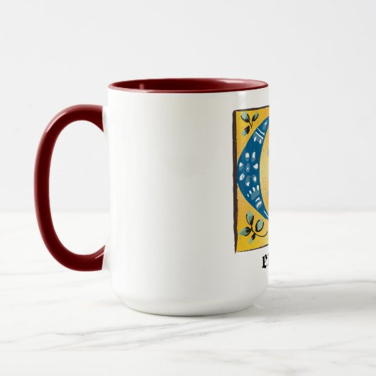 Middeleeuwse lichte lichte letter G Mok monogram (Links)