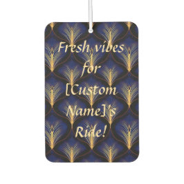 Middeleeuwse marine met gouden veren luchtverfrisser