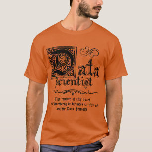 Middeleeuwse Master Data Scientist T-shirt