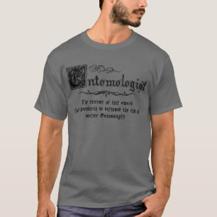 middeleeuwse meester-entomoloog t-shirt