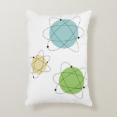 Middeleeuwse middelmatige atoomelementen accent kussen (Voorkant(Verticaal))