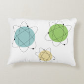 Middeleeuwse middelmatige atoomelementen accent kussen (Achterkant)