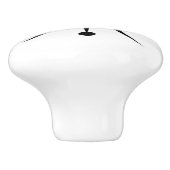 Middeleeuwse moderne Abstracte MCM-Starburst Keramische Knop (Zijkant)