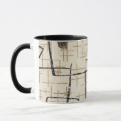 Middeleeuwse Moderne Abstracte Mok (Links)