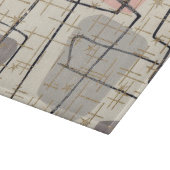 Middeleeuwse moderne Abstracte snijraad Snijplank (Hoek)