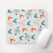 Middeleeuwse moderne atoomboommerken muismat (Met muis)