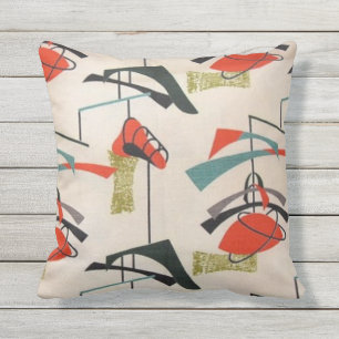 Middeleeuwse moderne atoommobiele buitenloods buitenkussen