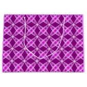 Middeleeuwse moderne atoomprinter - Amethyst Paars Large Cadeautasje (Voorkant)