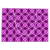 Middeleeuwse moderne atoomprinter - Amethyst Paars Large Cadeautasje (Achterkant)