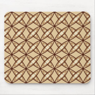 Middeleeuwse moderne atoomprinter - Camel Tan Muismat