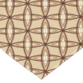 Middeleeuwse moderne atoomprinter - Camel Tan Tafelkleed (Gekanteld)