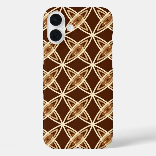Middeleeuwse moderne atoomprinter - Chocolate Brow Case-Mate iPhone Case (Achterkant)