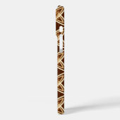 Middeleeuwse moderne atoomprinter - Chocolate Brow Case-Mate iPhone Case (Achterkant / Links)