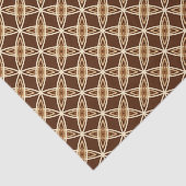 Middeleeuwse moderne atoomprinter - Chocolate Brow Tissuepapier (Detail)