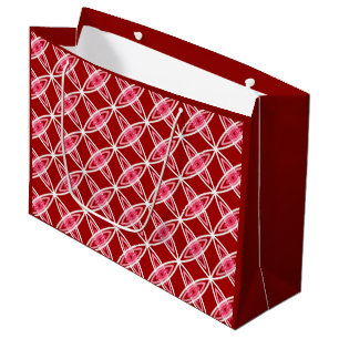 Middeleeuwse moderne atoomprinter - donkerrood large cadeautasje