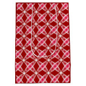 Middeleeuwse moderne atoomprinter - donkerrood medium cadeauzakje (Achterkant)