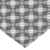 Middeleeuwse moderne atoomprinter - Koolsteengrijs Korte Tafelloper (Hoek)