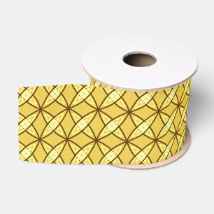 Middeleeuwse moderne atoomprinter - Mustard Gold Grosgrain Lint