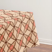 Middeleeuwse moderne atoomprinter - Pastel Peach Tafelkleed (Voorbeeld)