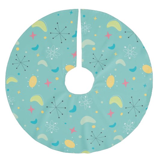 Middeleeuwse moderne atoomstartbarst kerstboom rok (Voorkant)