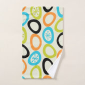 Middeleeuwse moderne bouwstenen 3 bad handdoek (Handdoek)