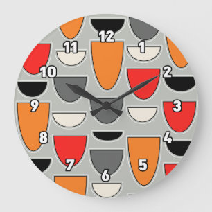 Middeleeuwse moderne Bowlen (grijs) Grote Klok