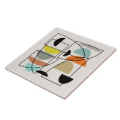 Middeleeuwse moderne "Bowls" Tegeltje (Zijkant)