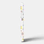 Middeleeuwse moderne Eames Atomic Starbursts Custo Case-Mate iPhone Case (Achterkant / Links)