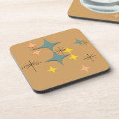 Middeleeuwse moderne Eames Atomic Starbursts Custo Drankjes Onderzetter (Linkerzijde)