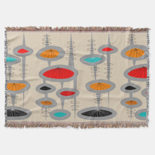 Middeleeuwse moderne geïnspireerde geweven banket deken