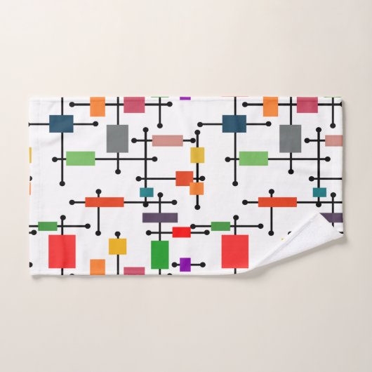 Middeleeuwse moderne grote netten bad handdoek (Handdoek)