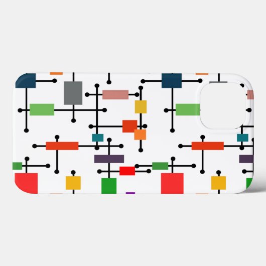 Middeleeuwse moderne grote netten Case-Mate iPhone case (Achterkant (horizontaal))