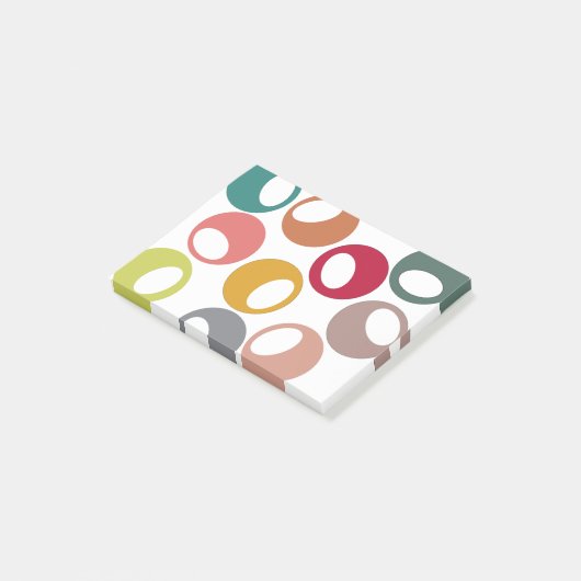 Middeleeuwse moderne jongleren post-it® notes (Schuin)