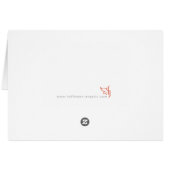 Middeleeuwse, moderne koelcel, kerstkaart (Achterkant Horizontaal)