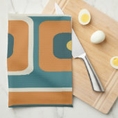 Middeleeuwse moderne lange rechthoeken kleurrijk 1 theedoek (Quarter Fold)