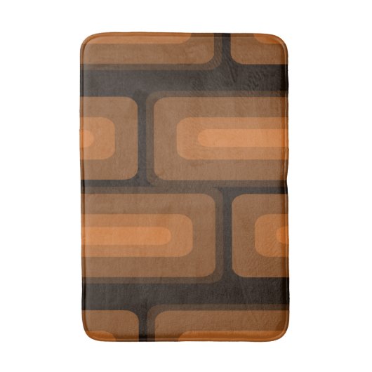 Middeleeuwse moderne lange rechthoeken verbrand Or Badmat (Voorkant Verticaal)