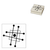 Middeleeuwse moderne, minimale atoomreactoren Atom Rubberstempel (Gestempeld)