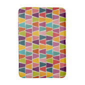 Middeleeuwse moderne mozaïekgeometrische afdruk badmat (Voorkant Verticaal)