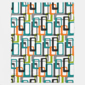 Middeleeuwse moderne printlade fleece deken (Voorkant)