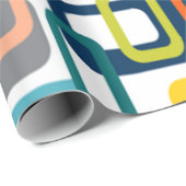 Middeleeuwse moderne rechthoeken cadeaupapier (Rol Hoek)