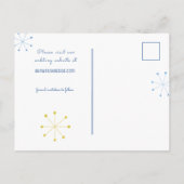 Middeleeuwse Moderne Retro  Opslaan Datum Aankondigingskaart (Achterkant)