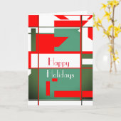 Middeleeuwse moderne rode, groene schelpen, witte kaart (Gele Bloem)