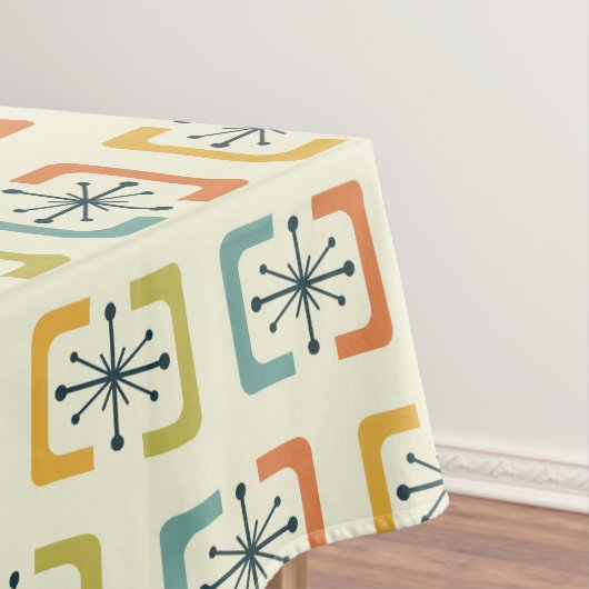 Middeleeuwse moderne starburst schalen tafelkleed (Voorbeeld)