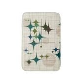 Middeleeuwse moderne Starbursts en Wereldbollen Badmat (Voorkant Verticaal)